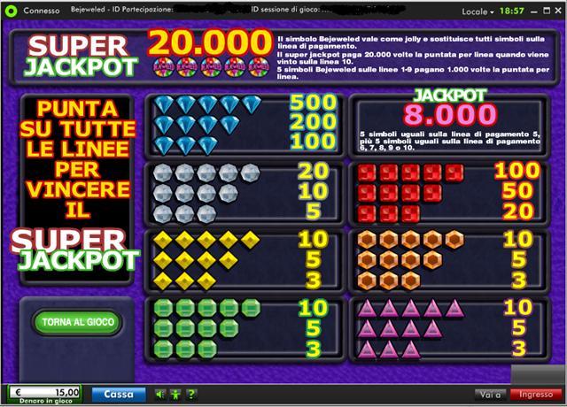 bejeweled simboli