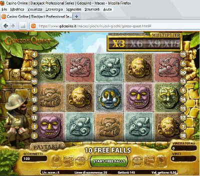 Gonzo's Quest bonus moltiplicatore Gonzo's Quest bonus moltiplicatore
