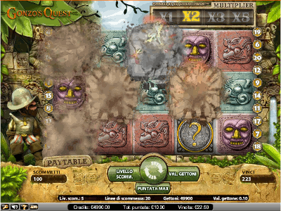 Gonzo's Quest vincita