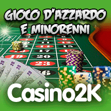 Gioco d'azzardo vietato ai minorenni