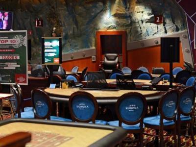 La Poker room del Casinò Korona