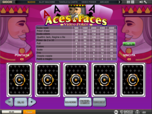 il videopoker Casino.com il videopoker di Casino.com