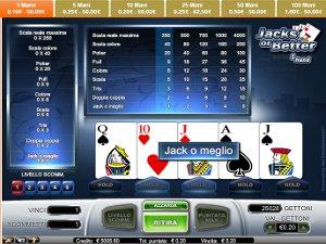 il videopoker GD Casinò il videopoker di GD Casinò