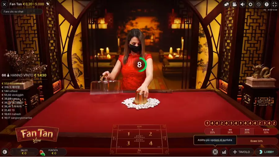 Schermata gioco