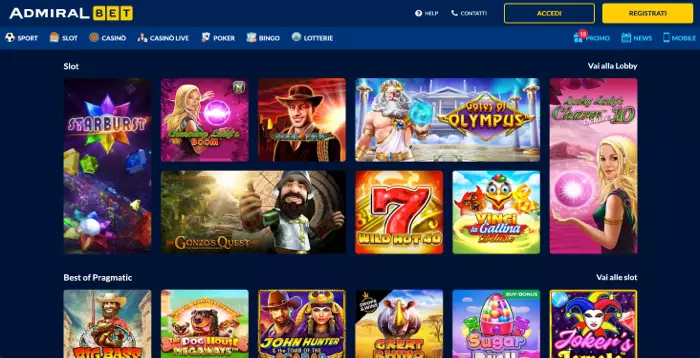 AdmiralBet Opinione - Bonus 150 FS + 300€ gratis + 100% fino a 3500€
