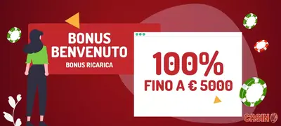 Migliori bonus di benvenuto dei casinò online - 2025 - ADM