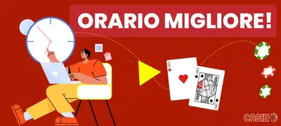 A che ora conviene giocare al casinò? Orario migliore!