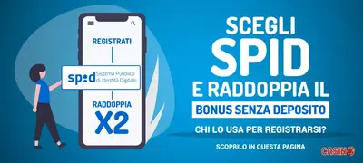 Registrazione al casinò tramite SPID