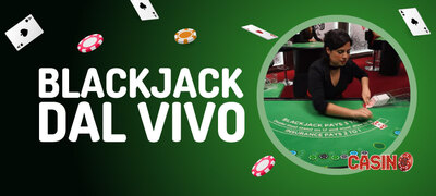 Blackjack dal Vivo Webcam