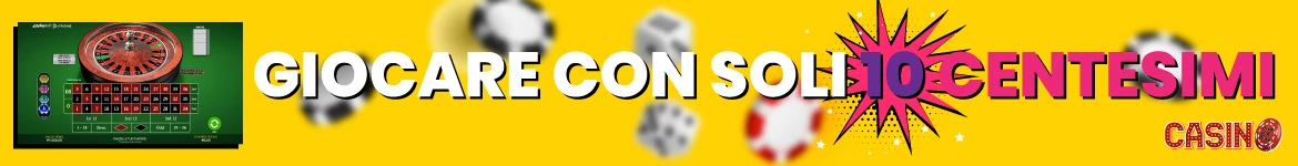 Casino ADM con roulette 10 centesimi