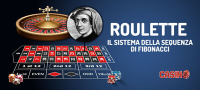 Il Sistema della sequenza di Fibonacci applicato alla roulette