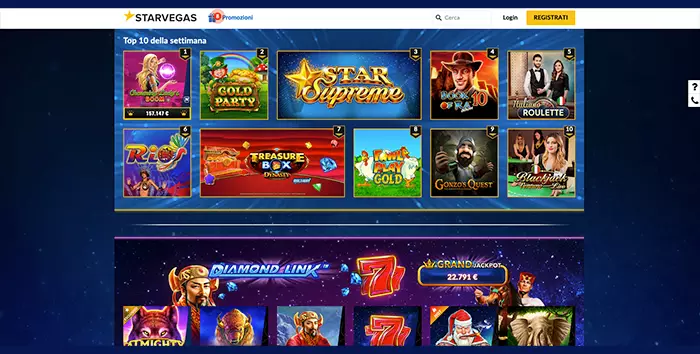 StarVegas Casino - Bonus 3000€ + 300 Free Spin e 300€ fun bonus gratis