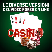 videopoker versioni